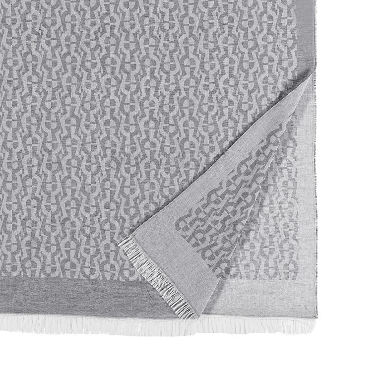 Schal Casual 242-591 Slate Grey, Farbe: grau, Marke: AIGNER, EAN: 4055539381423, Abmessungen in cm: 160x180x0.1, Bild 6 von 6