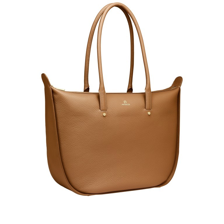 Shopper Ivy L 137-002 Dark Toffee Brown, Farbe: cognac, Marke: AIGNER, EAN: 4055539389795, Abmessungen in cm: 45x32x12, Bild 2 von 4