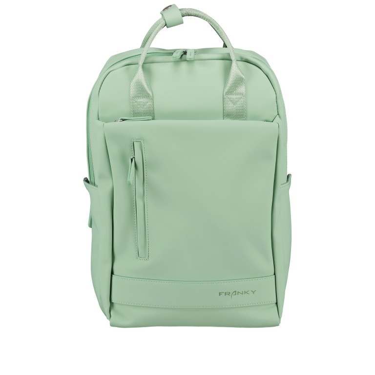 Rucksack RS62 Light Green, Farbe: grün/oliv, Marke: Franky, EAN: 4251672797569, Abmessungen in cm: 28x40x13, Bild 1 von 7