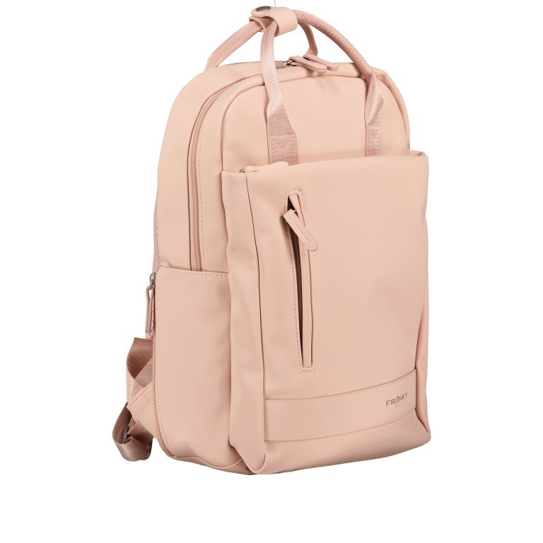 Rucksack RS62 Rose, Farbe: rosa/pink, Marke: Franky, EAN: 4251672764202, Abmessungen in cm: 28x40x13, Bild 2 von 7