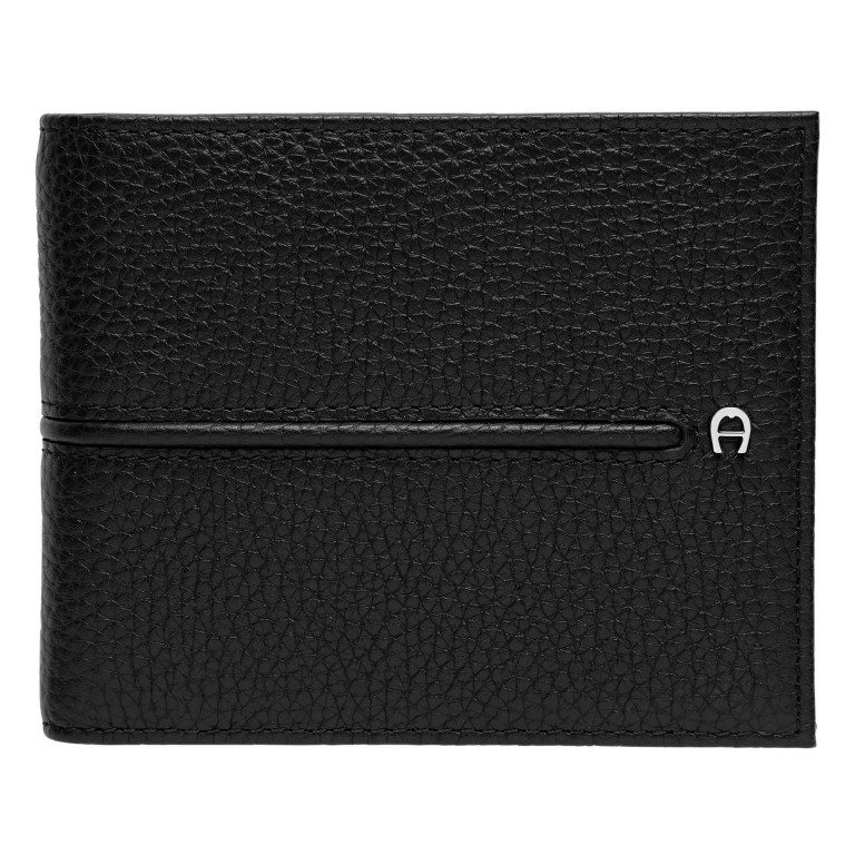 Geldbörse Basics 152-007 mit RFID-Schutz Black, Farbe: schwarz, Marke: AIGNER, EAN: 4055539390456, Bild 1 von 2