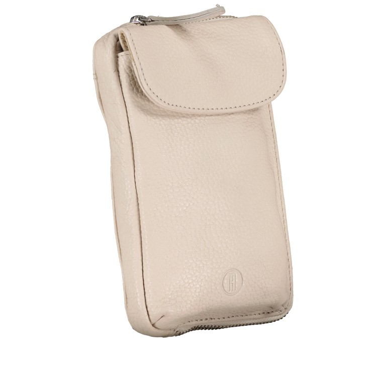 Umhängetasche / Handytasche Light Beige, Farbe: beige, Marke: Hausfelder Manufaktur, EAN: 4251672798672, Abmessungen in cm: 12x18x3, Bild 2 von 6