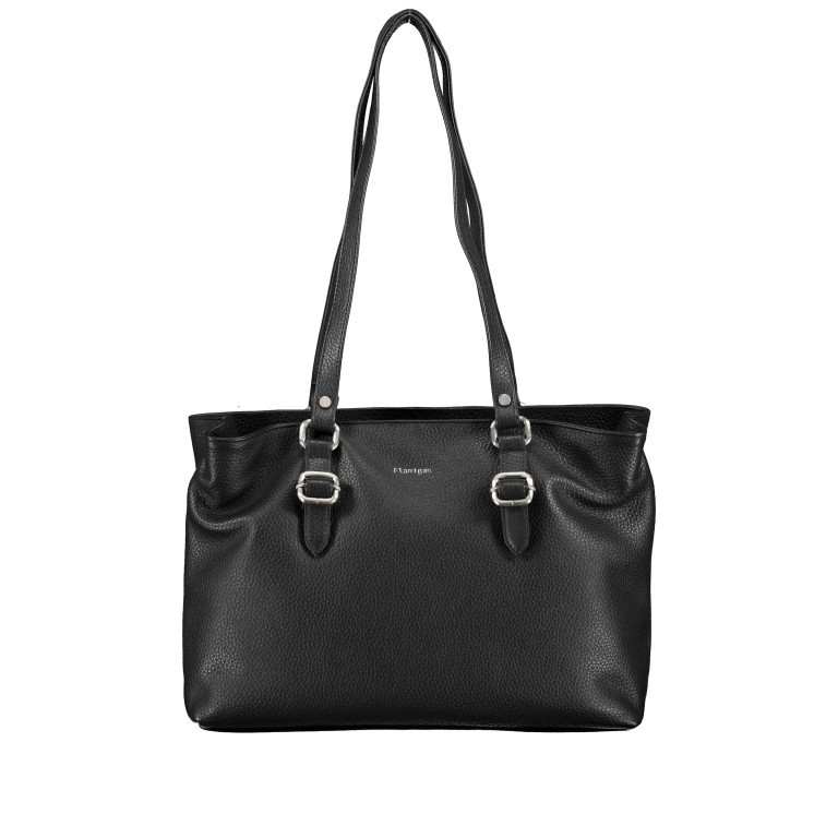 Shopper Como M7 Schwarz, Farbe: schwarz, Marke: Flanigan, EAN: 4035486098469, Abmessungen in cm: 33x23x12, Bild 1 von 5