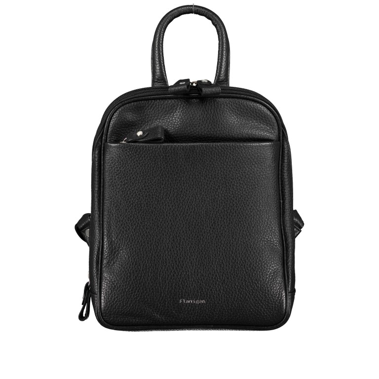 Rucksack Como M16 Schwarz, Farbe: schwarz, Marke: Flanigan, EAN: 4035486098759, Abmessungen in cm: 22x26.5x10, Bild 1 von 7