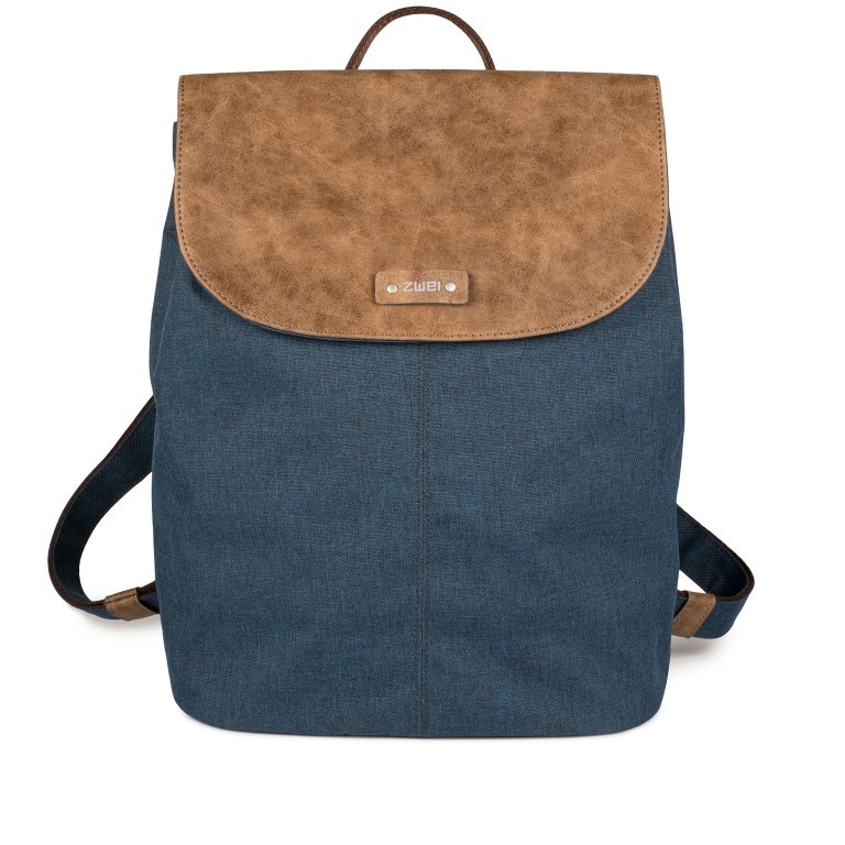 Rucksack Olli O13 Blue, Farbe: blau/petrol, Marke: Zwei, EAN: 4250257916739, Abmessungen in cm: 28x40.5x14.5, Bild 1 von 6