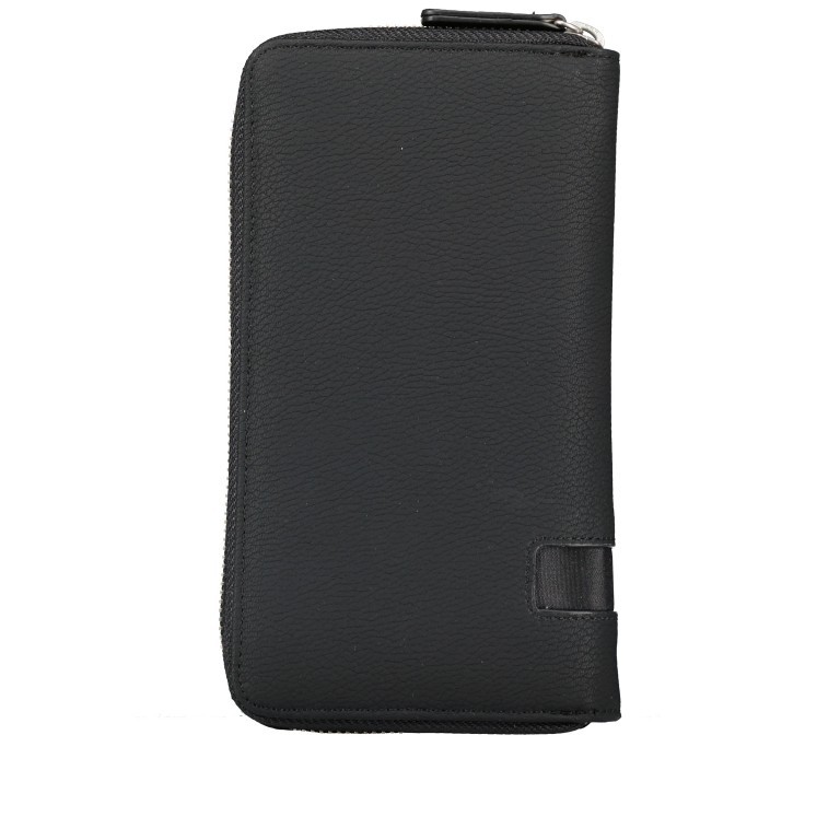 Geldbörse Mademoiselle Wallet MW2 Nubuk Black, Farbe: anthrazit, Marke: Zwei, EAN: 4250257917385, Abmessungen in cm: 19.5x10x3, Bild 3 von 5