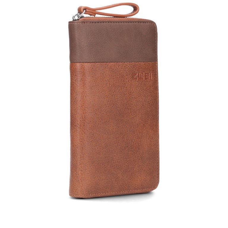 Geldbörse Eva Wallet EV2 Cognac, Farbe: cognac, Marke: Zwei, EAN: 4250257923812, Abmessungen in cm: 19x11x3, Bild 2 von 6