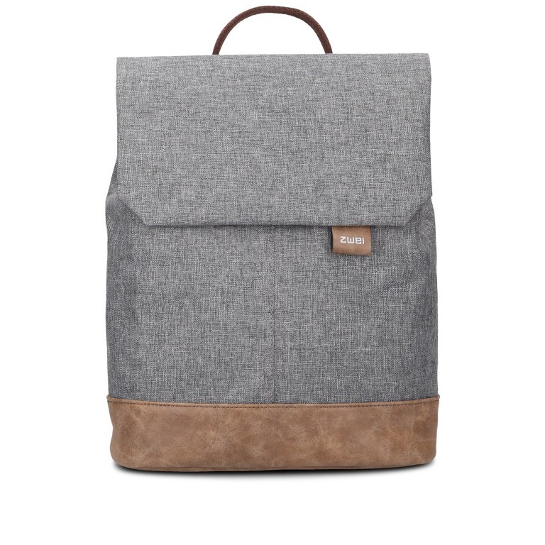 Fahrradtasche Olli Cycle OCR13 mit Rucksack-Funktion Stone, Farbe: grau, Marke: Zwei, EAN: 4250257925311, Abmessungen in cm: 28x35x17, Bild 2 von 10