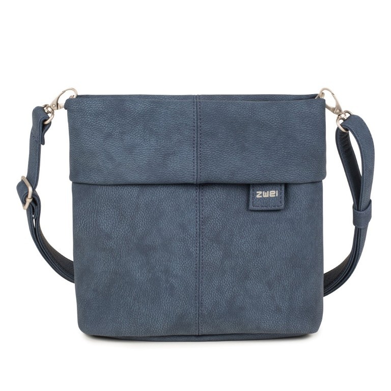 Umhängetasche Mademoiselle M8 vegan Nubuk Blue, Farbe: blau/petrol, Marke: Zwei, EAN: 4250257911734, Abmessungen in cm: 23x25x10, Bild 1 von 9