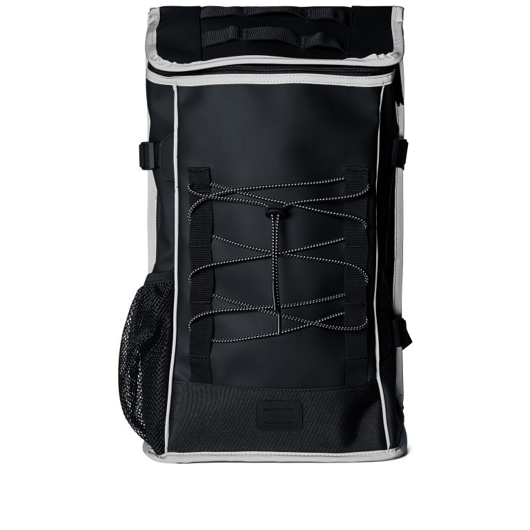 Rucksack Mountaineer Bag mit Laptopfach 15 Zoll Black Reflective, Farbe: schwarz, Marke: Rains, EAN: 5711747478957, Abmessungen in cm: 29.5x47x18, Bild 1 von 7