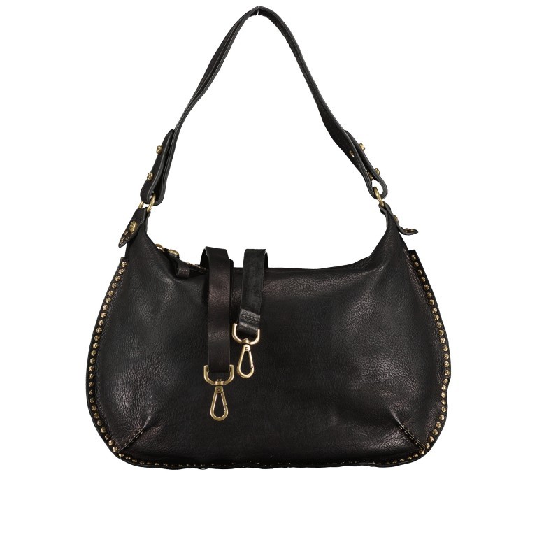Beuteltasche Campomaggi 20131-X1731.C1502 Black, Farbe: schwarz, Marke: Campomaggi, EAN: 8054302776172, Bild 1 von 8