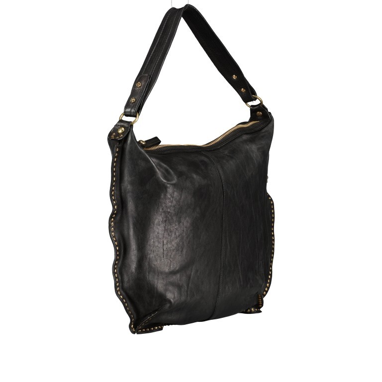 Beuteltasche Campomaggi 20121-X1731.C1502 Black, Farbe: schwarz, Marke: Campomaggi, EAN: 8054302776158, Bild 2 von 7
