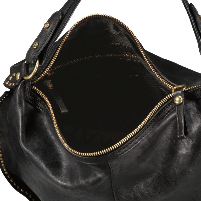 Beuteltasche Campomaggi 20121-X1731.C1502 Black, Farbe: schwarz, Marke: Campomaggi, EAN: 8054302776158, Bild 7 von 7