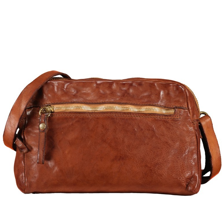 Umhängetasche Eugenia Cam Bag Cognac, Farbe: cognac, Marke: Campomaggi, EAN: 8054302798785, Abmessungen in cm: 24x15x6, Bild 1 von 6