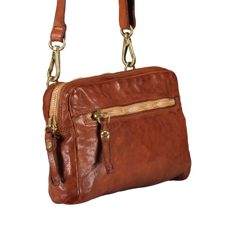 Umhängetasche Eugenia Cam Bag Cognac, Farbe: cognac, Marke: Campomaggi, EAN: 8054302798785, Abmessungen in cm: 24x15x6, Bild 2 von 6