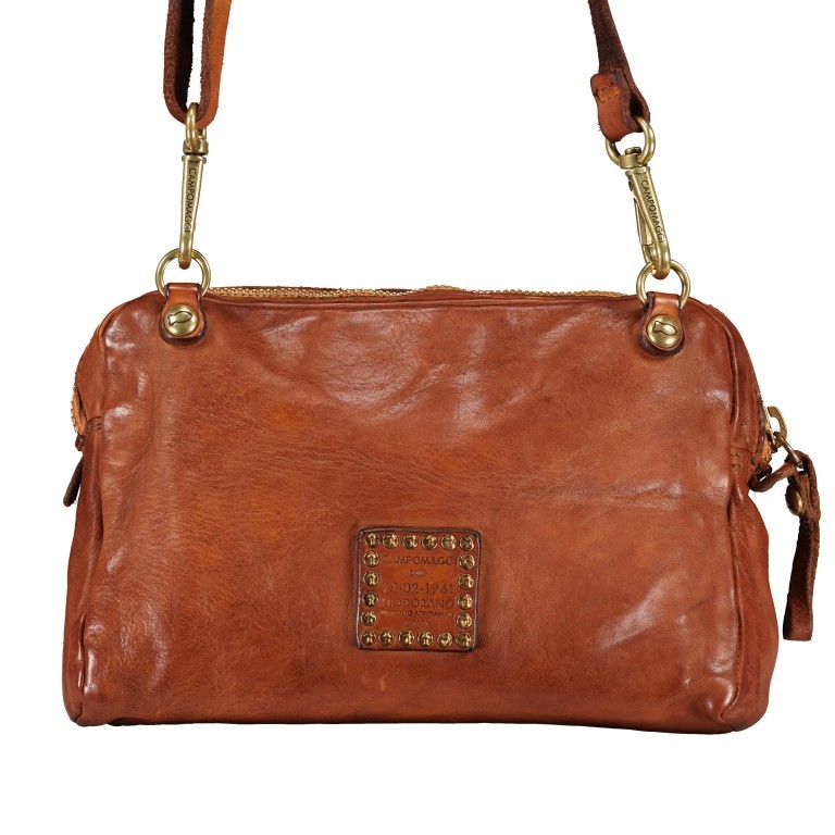 Umhängetasche Eugenia Cam Bag Cognac, Farbe: cognac, Marke: Campomaggi, EAN: 8054302798785, Abmessungen in cm: 24x15x6, Bild 3 von 6