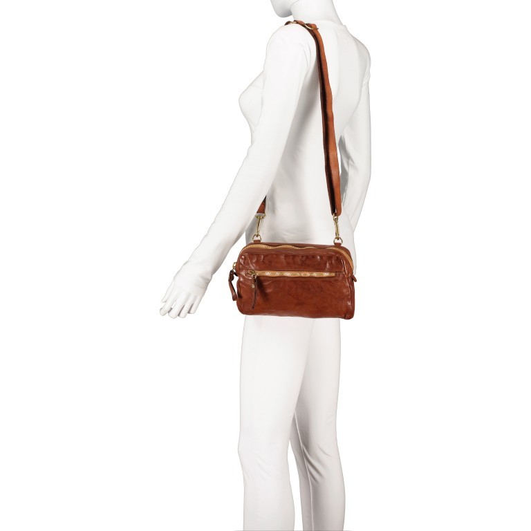 Umhängetasche Eugenia Cam Bag Cognac, Farbe: cognac, Marke: Campomaggi, EAN: 8054302798785, Abmessungen in cm: 24x15x6, Bild 4 von 6