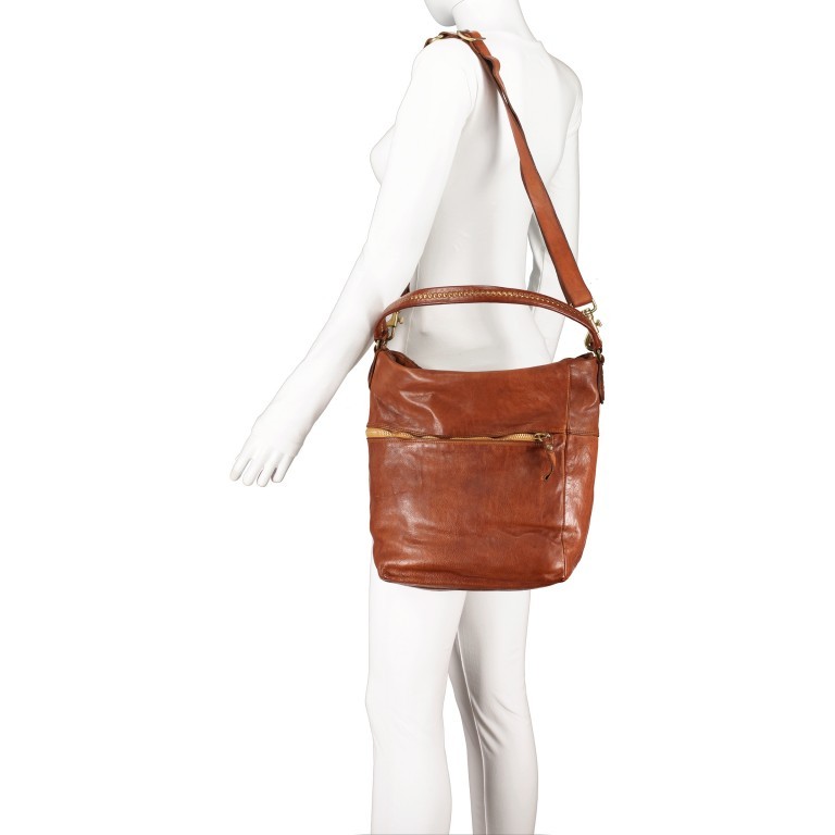 Beuteltasche Eugenia Cognac, Farbe: cognac, Marke: Campomaggi, EAN: 8054302782999, Bild 5 von 7