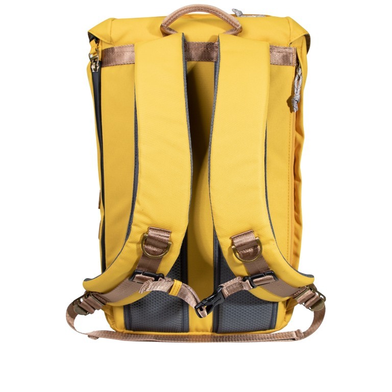 Rucksack Reborn Series Colorado Small mit Laptopfach 13 Zoll Volumen 15 Liter Yellow, Farbe: gelb, Marke: Doughnut, EAN: 4895222508054, Abmessungen in cm: 28x40x13.5, Bild 3 von 11