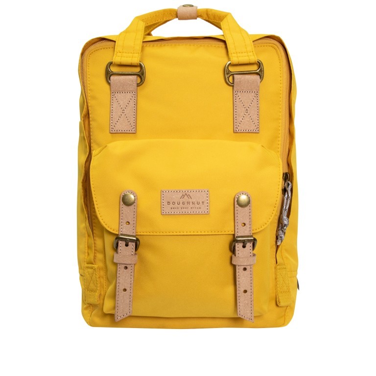 Rucksack Macaroon Reborn Series Volumen 16 Liter Mustard, Farbe: gelb, Marke: Doughnut, EAN: 4895222507972, Abmessungen in cm: 28x38x11, Bild 1 von 15