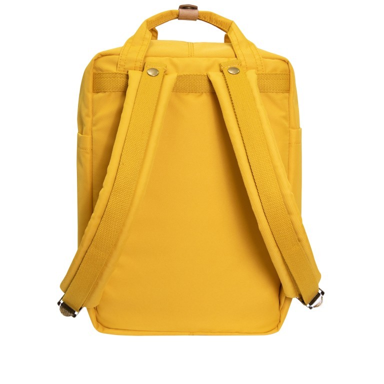 Rucksack Macaroon Reborn Series Volumen 16 Liter Mustard, Farbe: gelb, Marke: Doughnut, EAN: 4895222507972, Abmessungen in cm: 28x38x11, Bild 3 von 15