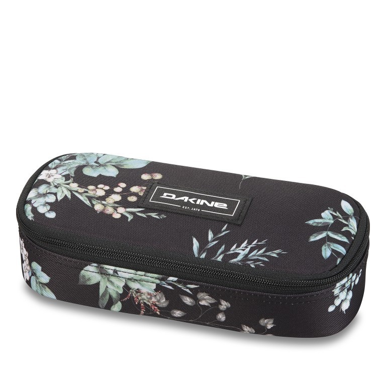 Schlampermäppchen School Case Solstice Floral, Farbe: schwarz, Marke: Dakine, EAN: 0194626415468, Abmessungen in cm: 24x6x11, Bild 1 von 3