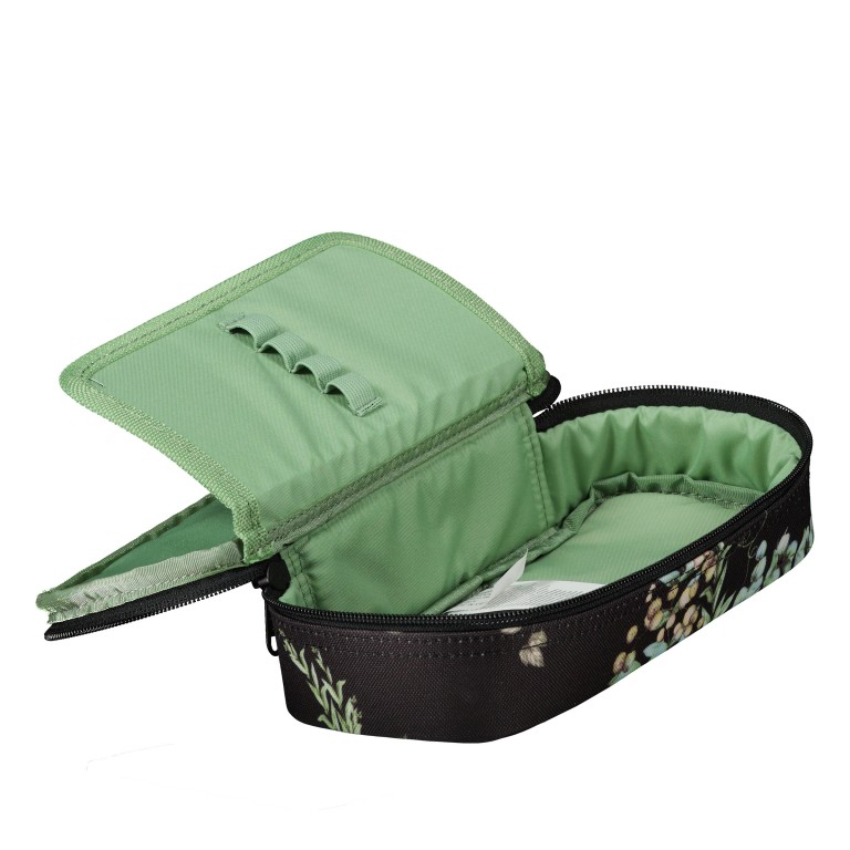 Schlampermäppchen School Case Solstice Floral, Farbe: schwarz, Marke: Dakine, EAN: 0194626415468, Abmessungen in cm: 24x6x11, Bild 3 von 3