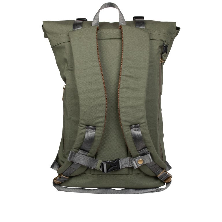 Rucksack PFC Free Series Christopher mit Laptopfach 14 Zoll Volumen 18 Liter Army, Farbe: grün/oliv, Marke: Doughnut, EAN: 4895222505756, Abmessungen in cm: 32x45x12.5, Bild 3 von 16