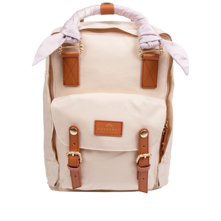 Rucksack Grace Series Macaroon mit Laptopfach 13 Zoll Größe 16 Liter Hazy, Farbe: beige, Marke: Doughnut, EAN: 4895222507057, Abmessungen in cm: 28x38x11, Bild 1 von 14