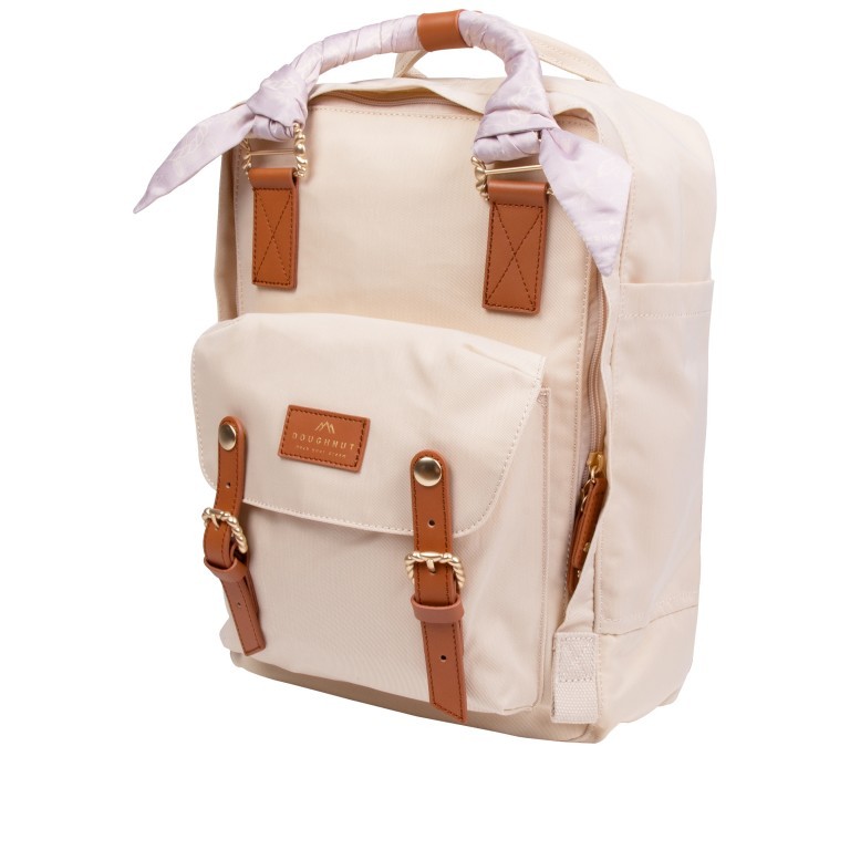 Rucksack Grace Series Macaroon mit Laptopfach 13 Zoll Größe 16 Liter Hazy, Farbe: beige, Marke: Doughnut, EAN: 4895222507057, Abmessungen in cm: 28x38x11, Bild 2 von 14