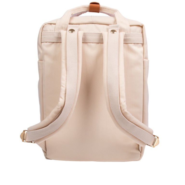 Rucksack Grace Series Macaroon mit Laptopfach 13 Zoll Größe 16 Liter Hazy, Farbe: beige, Marke: Doughnut, EAN: 4895222507057, Abmessungen in cm: 28x38x11, Bild 3 von 14