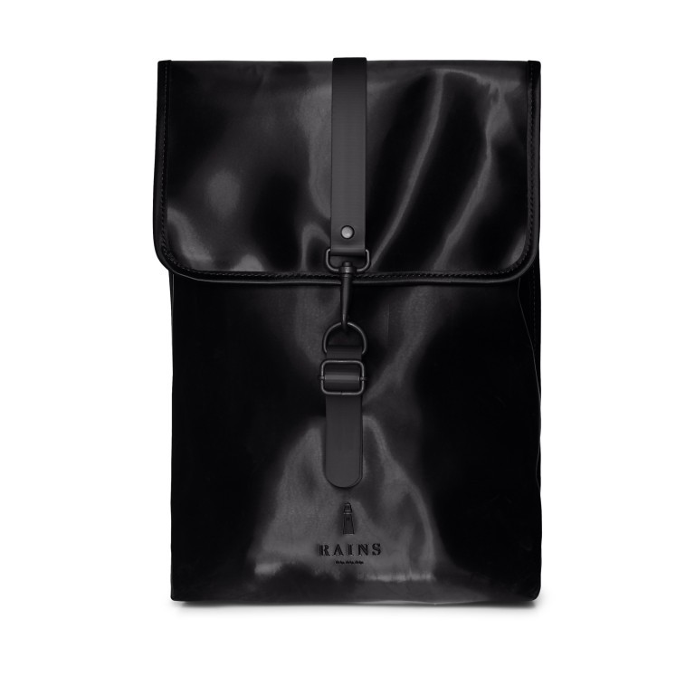 Rucksack Rucksack mit Laptopfach 15 Zoll Velvet Black, Farbe: schwarz, Marke: Rains, EAN: 5711747479060, Abmessungen in cm: 29.5x42x11, Bild 1 von 5
