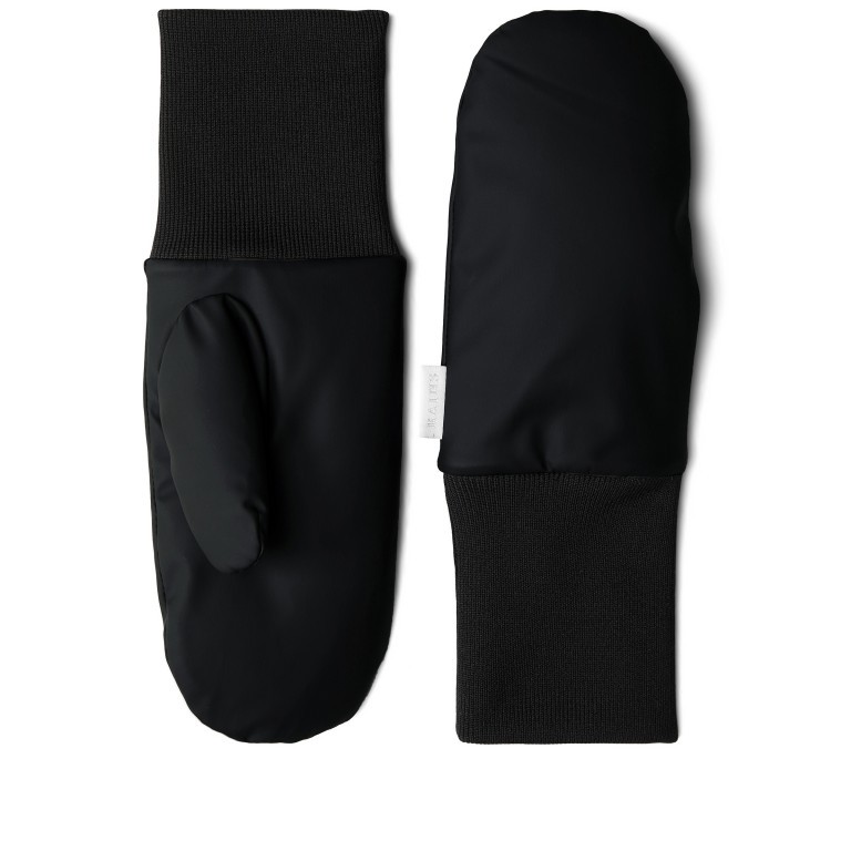 Fäustlinge Mittens Padded Größe M Black, Farbe: schwarz, Marke: Rains, EAN: 5711747482169, Bild 1 von 2
