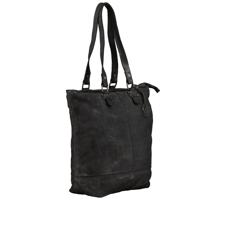 Shopper New-Lines Ankerliebe B3.10822 Dark Ash, Farbe: anthrazit, Marke: Harbour 2nd, EAN: 4046478055506, Abmessungen in cm: 41x40x12, Bild 2 von 6