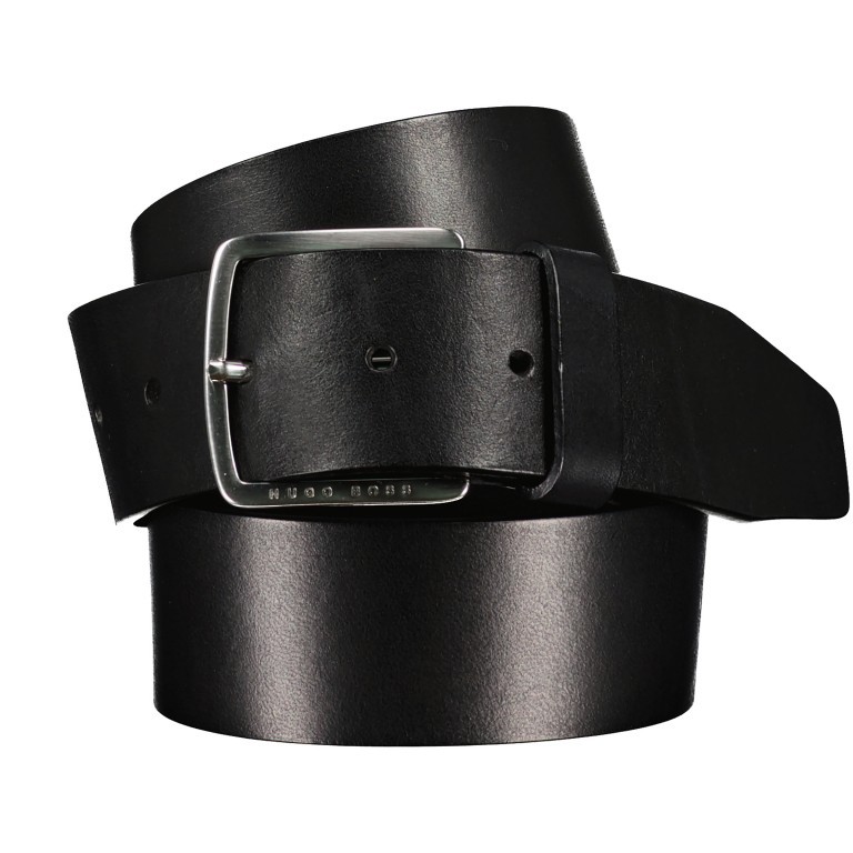 Gürtel Sjeeko Bundweite 110 CM Black, Farbe: schwarz, Marke: BOSS, EAN: 4037555875131, Bild 1 von 3
