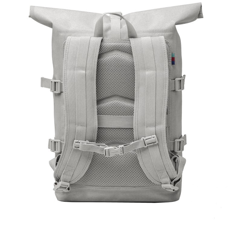 Rucksack Rolltop Stone, Farbe: grau, Marke: Got Bag, EAN: 4260483880278, Abmessungen in cm: 33x43x16, Bild 4 von 11