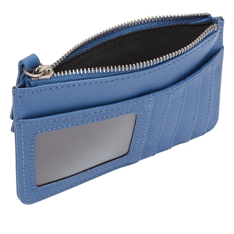 Geldbörse Basic Stella Retro Denim, Farbe: blau/petrol, Marke: Liebeskind Berlin, EAN: 4064657269780, Abmessungen in cm: 13.5x9x0.5, Bild 3 von 4