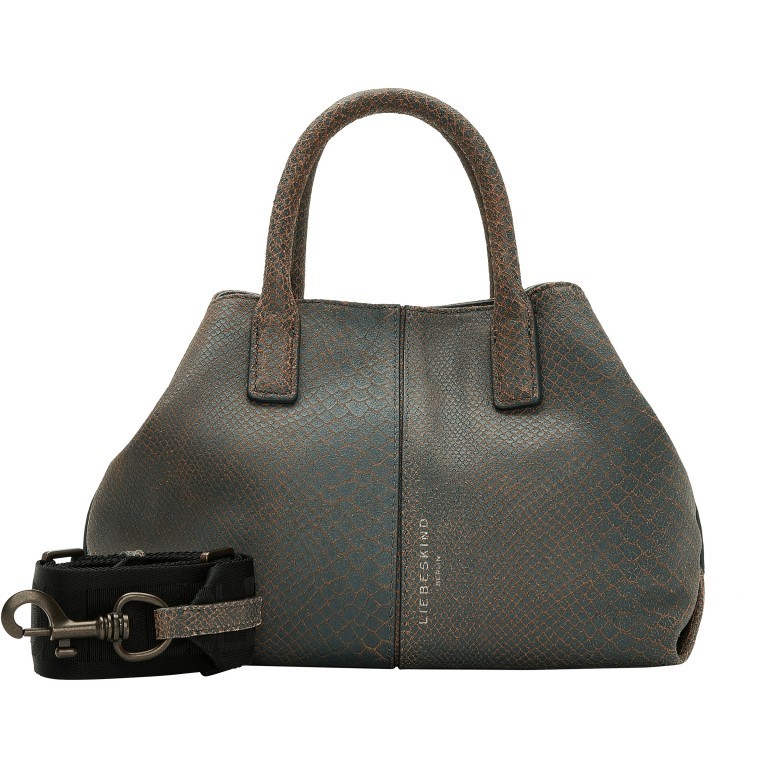 Handtasche Chelsea Snake Shopper S variabel in der Form Dark Forest, Farbe: braun, Marke: Liebeskind Berlin, EAN: 4064657277136, Abmessungen in cm: 27x20.5x12, Bild 1 von 5