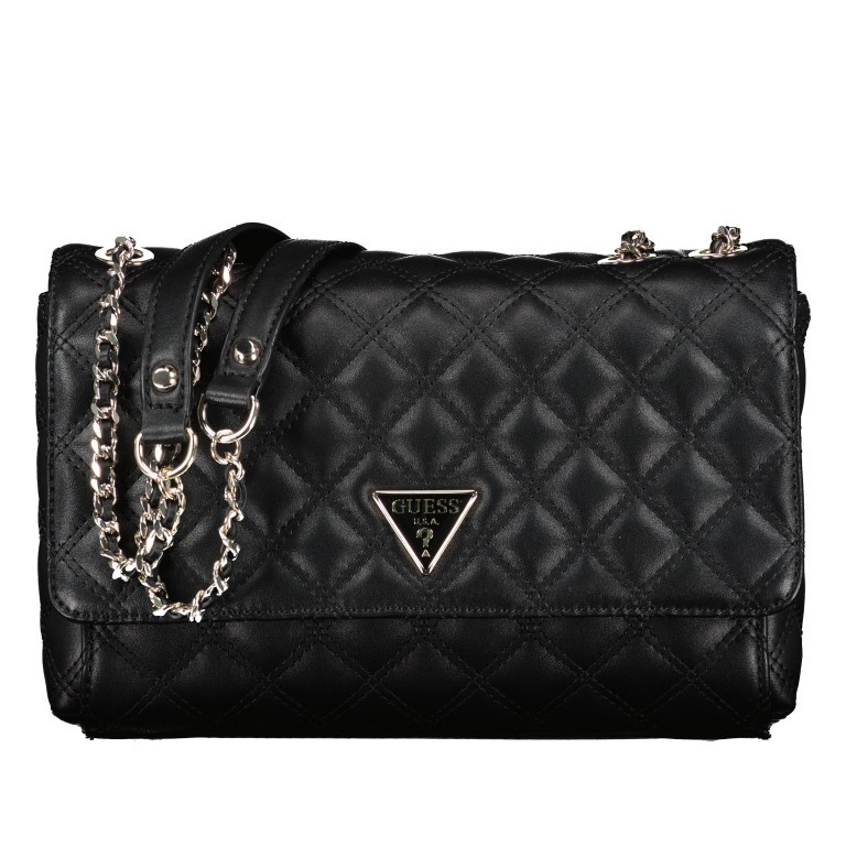 Umhängetasche Cessily Black, Farbe: schwarz, Marke: Guess, EAN: 0190231498452, Abmessungen in cm: 25.5x18x6, Bild 1 von 7