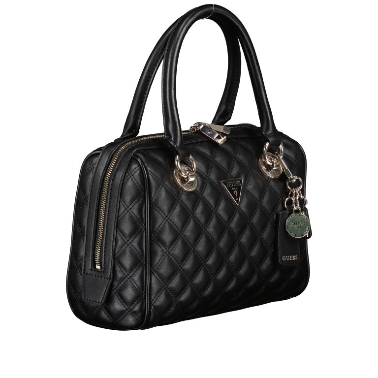 Handtasche Cessily Black, Farbe: schwarz, Marke: Guess, EAN: 0190231498360, Abmessungen in cm: 26x19x11, Bild 2 von 7