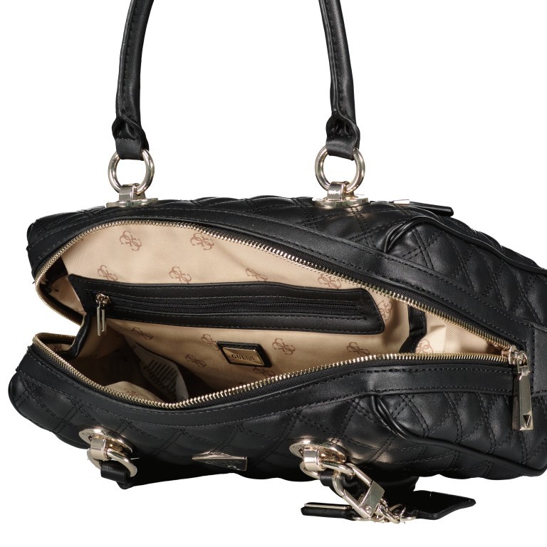 Handtasche Cessily Black, Farbe: schwarz, Marke: Guess, EAN: 0190231498360, Abmessungen in cm: 26x19x11, Bild 7 von 7