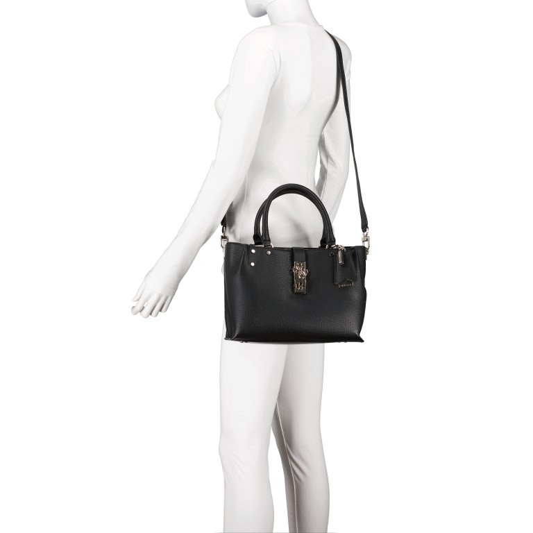 Handtasche Albury Black, Farbe: schwarz, Marke: Guess, EAN: 0190231486022, Abmessungen in cm: 29x21x10, Bild 6 von 8