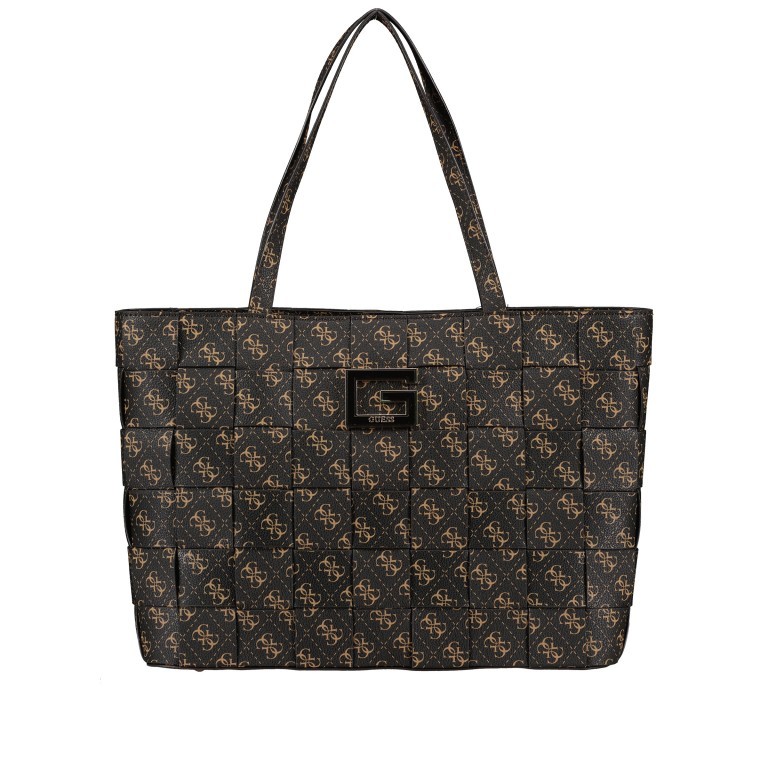 Shopper Liberty City Brown Logo, Farbe: braun, Marke: Guess, EAN: 0190231475620, Abmessungen in cm: 37x29x11, Bild 1 von 7