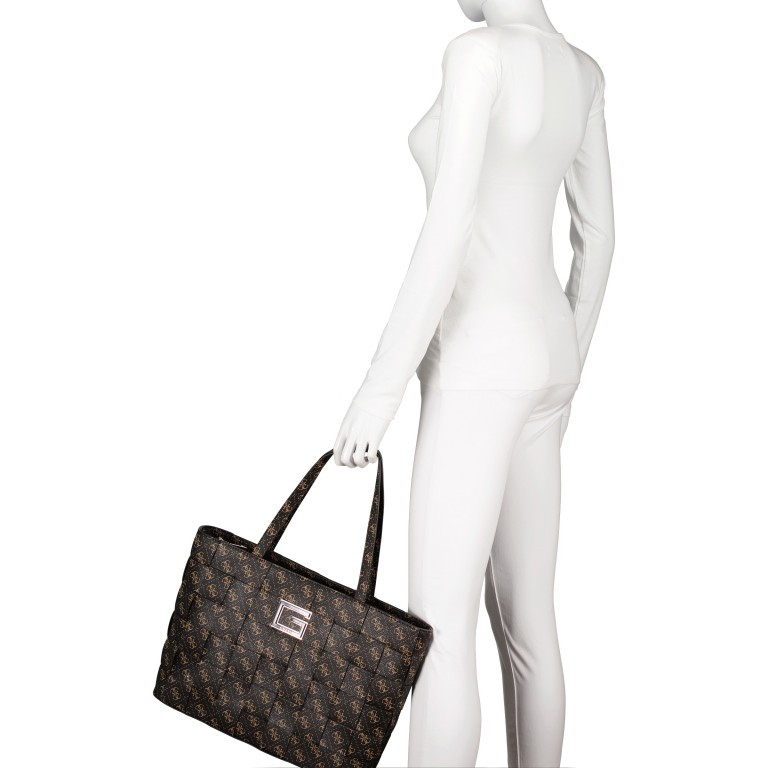Shopper Liberty City Brown Logo, Farbe: braun, Marke: Guess, EAN: 0190231475620, Abmessungen in cm: 37x29x11, Bild 4 von 7
