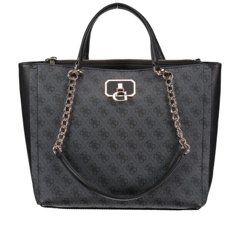 Handtasche Alisa Coal, Farbe: schwarz, Marke: Guess, EAN: 0190231486404, Abmessungen in cm: 31x29x13, Bild 1 von 9