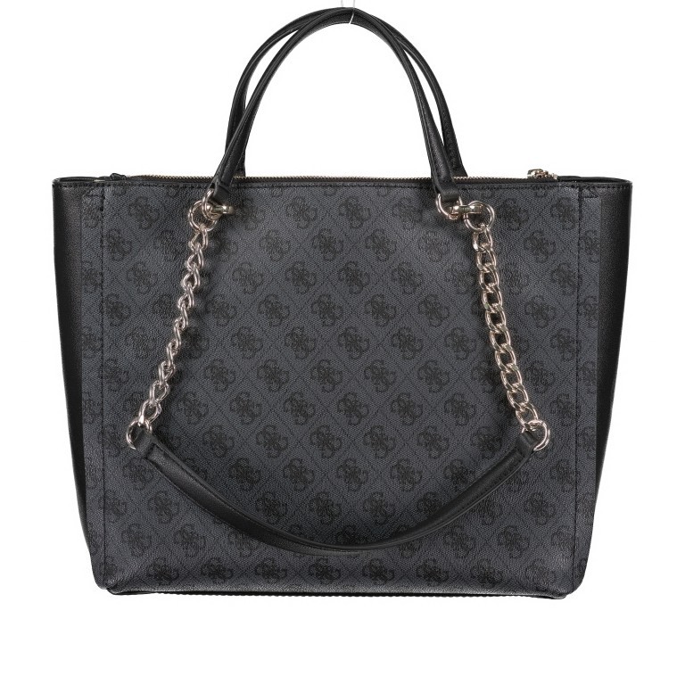 Handtasche Alisa Coal, Farbe: schwarz, Marke: Guess, EAN: 0190231486404, Abmessungen in cm: 31x29x13, Bild 3 von 9