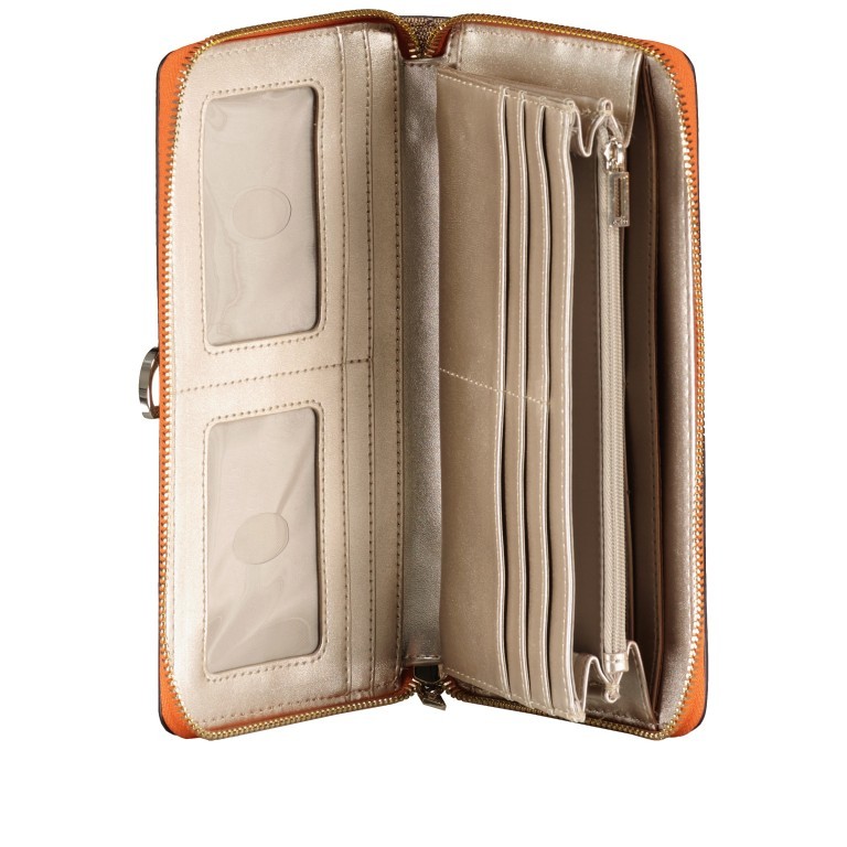 Geldbörse Alisa Latte Orange, Farbe: braun, Marke: Guess, EAN: 0190231495130, Abmessungen in cm: 21x11.5x2, Bild 3 von 3