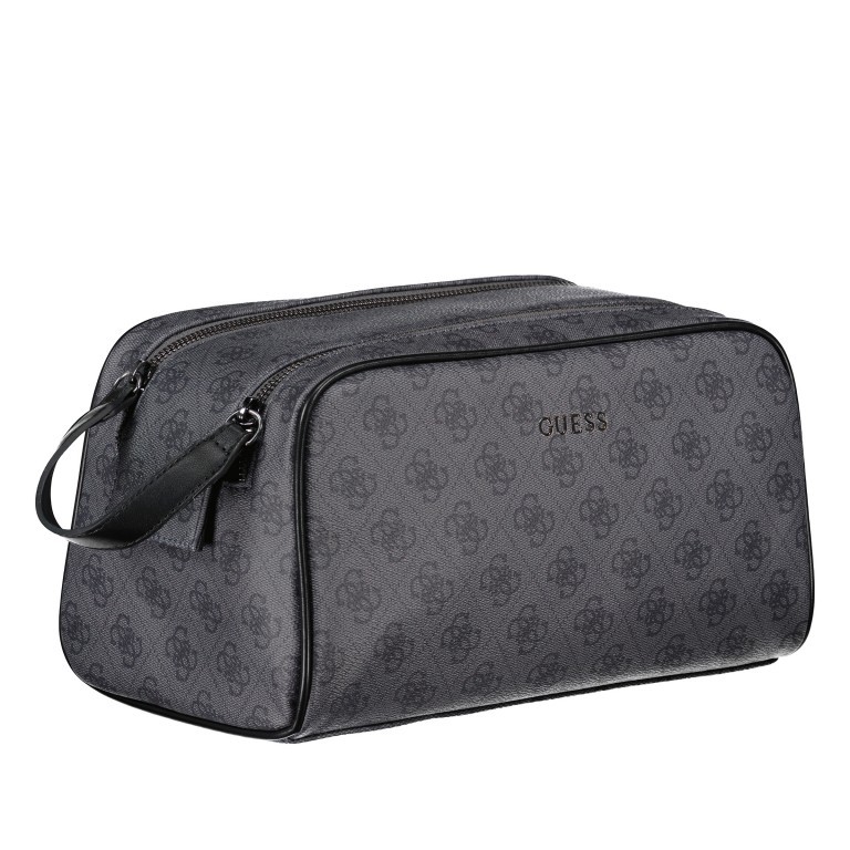 Kulturbeutel Vezzola Black, Farbe: schwarz, Marke: Guess, EAN: 7620207009137, Abmessungen in cm: 28x16x16.5, Bild 2 von 6