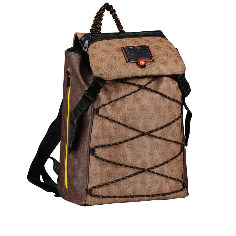 Rucksack Salameda Brown Multi, Farbe: braun, Marke: Guess, EAN: 7620207008680, Abmessungen in cm: 29.5x40x17, Bild 2 von 10