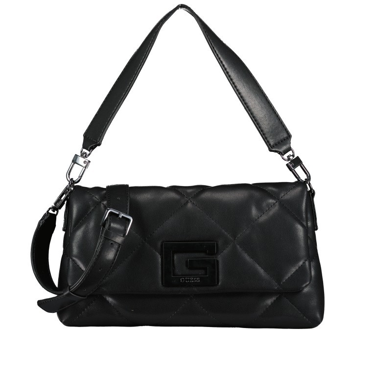 Umhängetasche Brightside Black, Farbe: schwarz, Marke: Guess, EAN: 0190231514619, Abmessungen in cm: 28x16x3.5, Bild 1 von 12